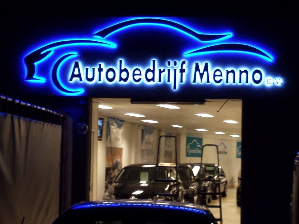 Lichtbak voor uw winkel in Diksmuide