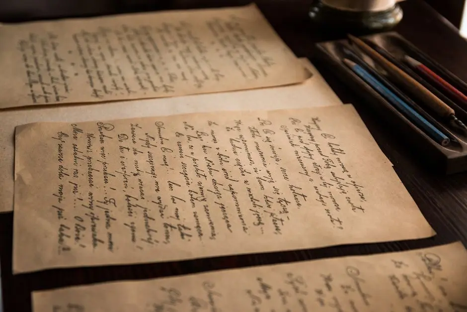 handwritten calligraphy vintage letters