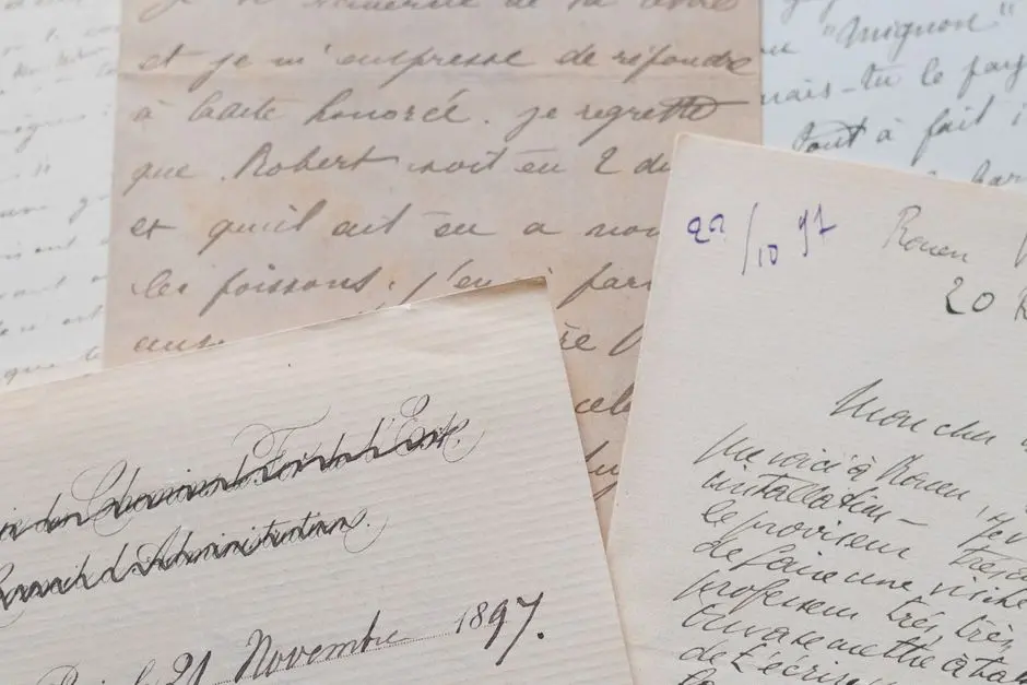 vintage stationery handwritten letters
